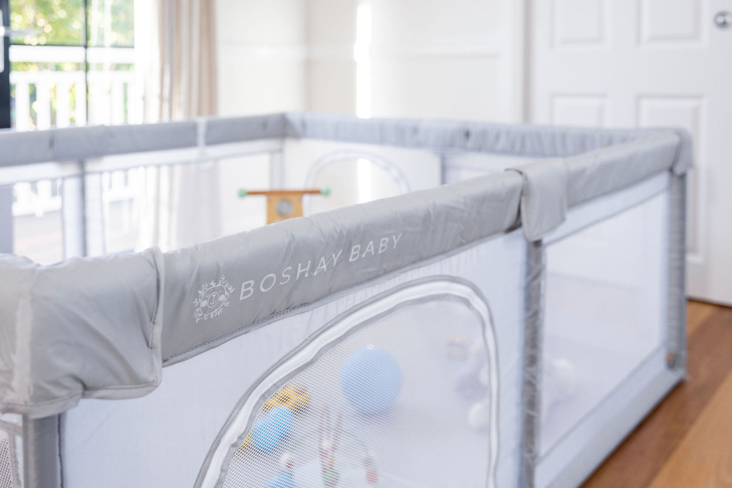 Grey Baby Playpen 1.8m x 1.5m